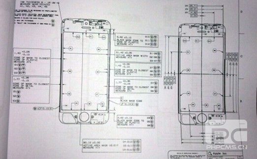 新iPhone设计图曝光：比iPhone 4S修长+4寸屏